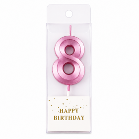 Cake star Dortová svíčka Rose Gold č.8