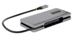 StarTech USB-C Hub 4 porty šedá / USB-C hub / 100W PD Pass-Through / 10 Gbps / 4x USB-C (HB31CM4CPD3)