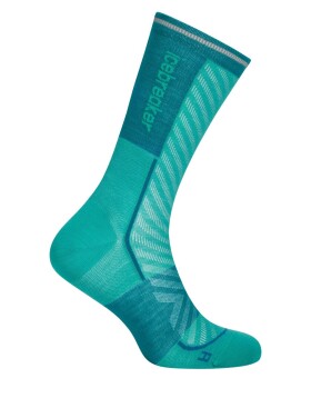 ICEBREAKER Wmns Merino Run+ Ultralight Crew, Fresh/Tidal Teal velikost: 38-40 (M)
