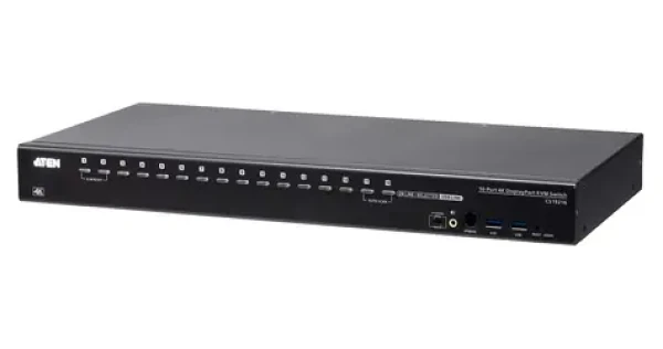 ATEN 16-Port USB 3.0 4K / KVM switch / 16 portů / DisplayPort / 4K UHD / USB 3.0 (CS19216-AT-G)