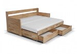 Rozkládací dřevěná postel Denisa 3