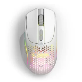 Glorious Model I 2 Wireless bílá / herní bezdrátová myš / 26000 DPI / BT + 2.4GHz + USB / 9 tlačítek / RGB (GLO-MS-IWV2-MW)