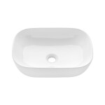 INVENA - Umyvadlo na desku WESTA 45 cm CE-24-001-W