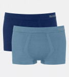 Pánské boxerky GO Smooth Hipster C2P - UNKNOWN - modré V003 - SLOGGI UNKNOWN M