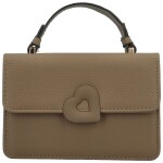 Módní dámská koženková kabelka do ruky Derin, khaki