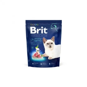 Brit Premium by Nature Cat Sensitive Lamb 300 g / Prémiové krmivo / pro dospělé kočky s citlivým trávením (8595602553020)