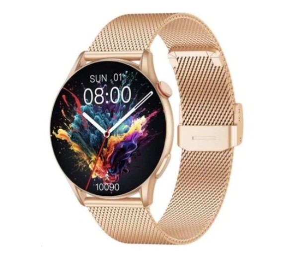 WG - Chytré hodinky WG AirFlex 2 Elegance, dámské, 2x řemínek, zlatá EDF_819075