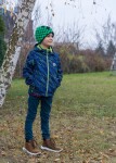 Bunda softshellová chlapecká s kapucí, Pidilidi, PD1102-02, modrá - 98 | 3roky