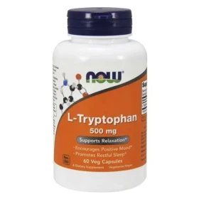 L-Tryptofan 500 mg - NOW foods (60 kaps.) (41374-1-60caps)