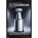 Fanatics Zarámovaný plakát Vegas Golden Knights 2023 Stanley Cup Champions 24.25" x 35.75" Framed Logo Poster