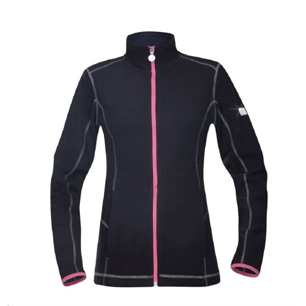 Mikina FLORET H6314 dámská fleecová černá 2XL černá