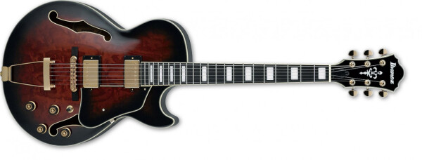 Ibanez AG95QA Dark Brown Sunburst