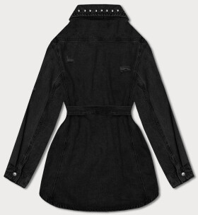 Černá dámská džínová oversize bunda (M6958) odcienie czerni
