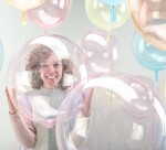 Průhledný balón 45 cm Amscan Průhledný balón 45 cm Amscan