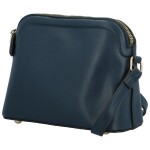 Trendy dámská koženková crossbody kabelka Dagoma, tmavě modrá