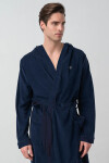 Vamp Pánský froté župan kapucí 20951 Vamp blue marine