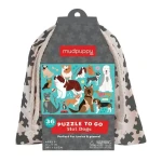 Mudpuppy Puzzle Psi v látkovém pytlíku