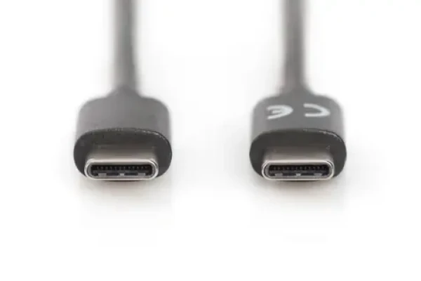 Digitus USB-C kabel černý / Datový kabel / USB-C - USB-C / 1,8 m / USB 3.2 Gen 2 (AK-300138-018-S)