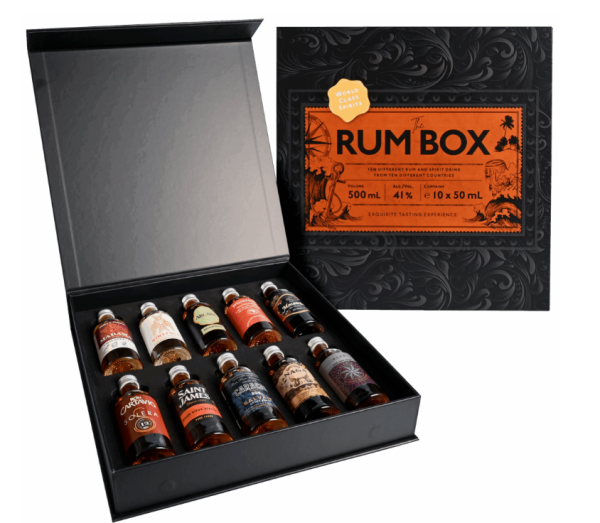 1423 S.B.S. The Rum Box Yellow Edition 10x0,05L, 41%, -DB-
