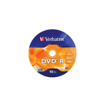 Verbatim DVD-R 4,7GB 16x, 10ks (43729)