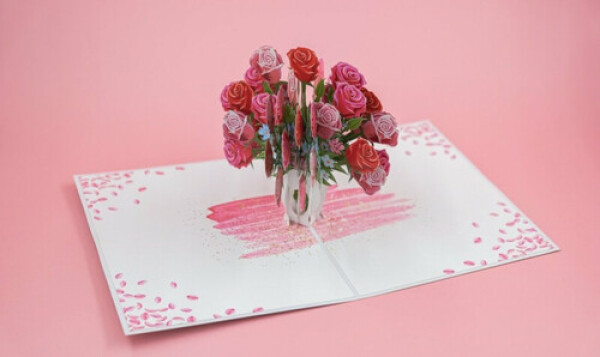 3D přání Královna Květin