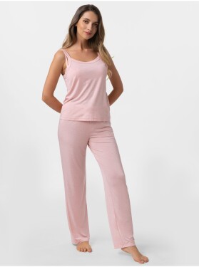Růžové dámské pyžamové kalhoty DORINA Hoya