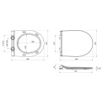 ISVEA - ABSOLUTE WC sedátko, Soft Close, Easy Take, bílá 40R10200I