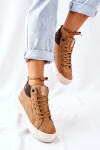 High Insulated Sneakers Big Star II274145 Camel 37