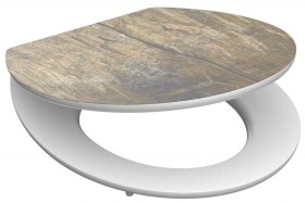 Eisl - Wc sedátko Solid Wood MDF HG se zpomalovacím mechanismem SOFT-CLOSE 80524SolidWood