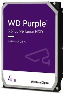 WD Purple 4TB / Interní disk / 3.5" / 256MB cache / SATA III / 3y (WD43PURZ)