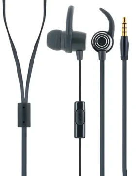 Schwaiger sluchátka do uší černá / Sluchátka do uší / s mikrofonem / 3,5 mm jack / 1,2 m (KH470S513)