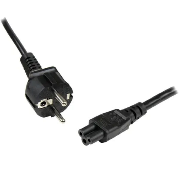 StarTech Power Cord CEE7/7 - C5 černá / Napájecí kabel / 1 m / 250 V / 2,5 A (PXTNB3SEU1M)
