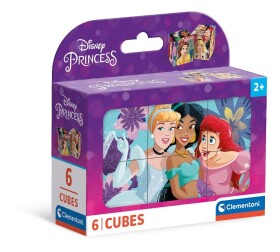 Obrázkové kostky Disney princezny 6 kostek