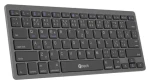 C-TECH KB-120S / Klávesnice / Bezdrátová / Bluetooth + 2,4 GHz / 78 tichých kláves (KB-120S)