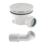 OMNIRES - CGS sifon pro sprchovou vaničku bílá lesk /BP/ ST6590.35N+ST45BP