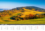 Nástěnný kalendář 2026 Helma - Česká krajina, 45 x 31,5 cm