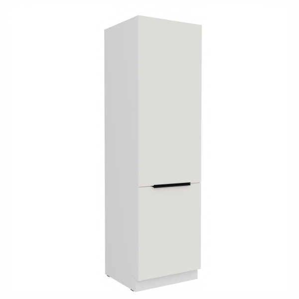 Vysoká potravinová skříňka Aria 60 DK-210 2F Barva korpusu: Bílá, Barva dvířek: WH - Crystal white AFM