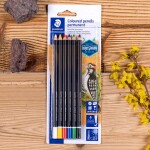 Staedtler Staedtler, 10820BK6-C, Lumocolor permanent, sada permanentních suchých popisovačů (pastelek), 6 ks