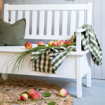 ARTEN (NANO Systems s.r.o.) Rustikální jídelní lavice POPRAD SIL14B - borovice (bílé vosky) VARIANTA PROVEDENÍ:  (š x v x hl.): 100 x 96 x 53 cm