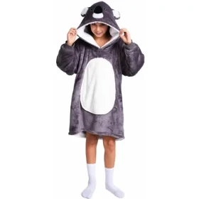 Cozy Noxxiez Koala - hřejivá televizní mikinová deka s kapucí / 7 - 12 let (20-CH324)