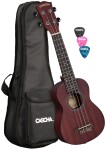 Cascha HH 2263L Soprano Mahogany LH Red