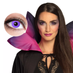 R-Kontakt.cz Oční čočky fialové Gothic, Barevné nedioptrické čočky