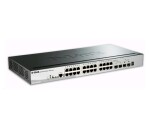 D-Link DGS-1510-28P 28-Port Gigabit Stackable SmartPro PoE Switch, 24x gigabit RJ45, 2x 10G SFP+ port, 2x SFP port EDF_385531