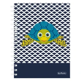 Herlitz Poznámkový blok A5 / linkovaný / motiv Želva / 100 listů (50039180)