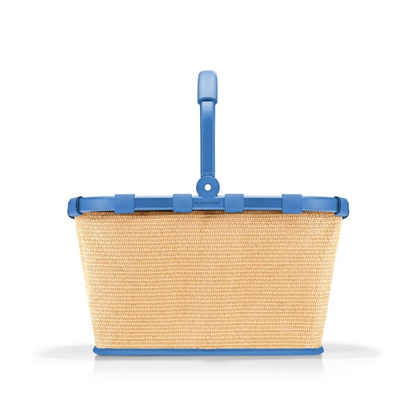 Nákupní košík Reisenthel Carrybag Frame Raffia blue