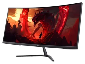 34" Acer Nitro ED340CUR W0bmiipx černá / Monitor / VA / UWQHD / 240Hz / 1ms / HDR10 (UM.CE0EE.015)