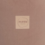PLUSH NEST PLUSH NEST Suchý bazén kulatý Samet béžový Ø 90 × 30 cm s 200 míčky