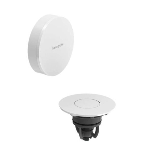 HANSGROHE - Flexaplus Vrchní sada vanového výtoku, Push-Open, matná bílá/vysoce lesklá bílá 58187700