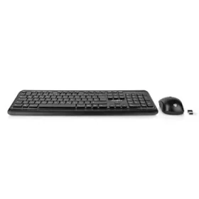 Nedis Bezdrátová sada klávesnice a myši / Sada klávesnice a myši / USB přijímač / QWERTZ DE / DPI 800–1600 (KBMCW100BKDE)