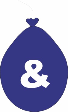 Balónek znak & modrý balonky.cz Balónek znak & modrý balonky.cz